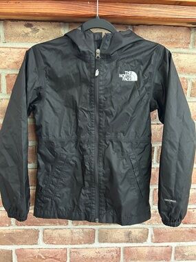 The North Face Black Kids' Rain Jacket with Hood